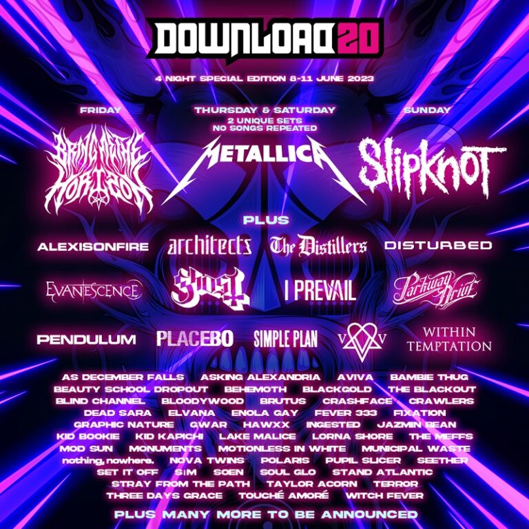 Download Festival 2023 με Metallica και Slipknot headliners