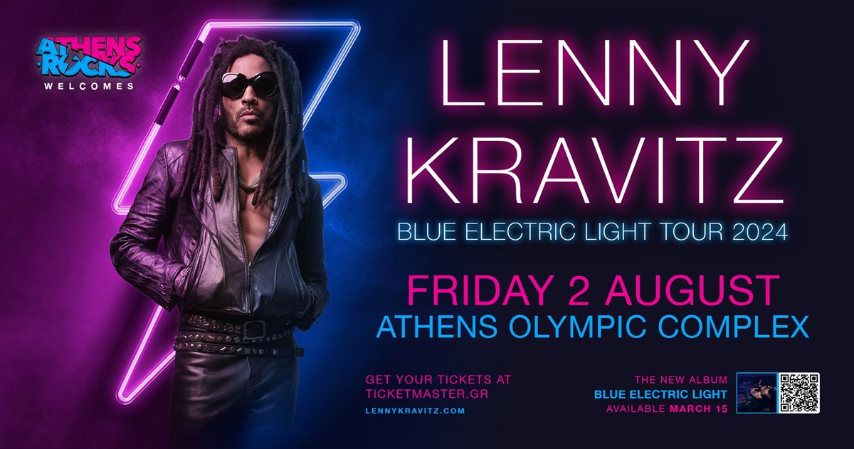 Lenny Kravitz στο AthensRocks 2024 (ΟΑΚΑ) Τα εισιτήρια